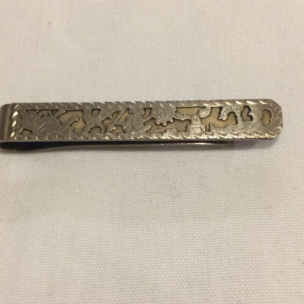 Money Clip 900. Silver Antique from Guatemala A stunning one of a kind must have - Picture 1 of 4
